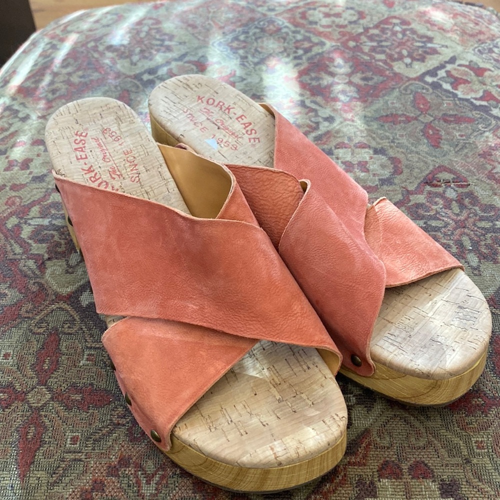 KorkEase Tatum Platform Slide Sandals Slip On Studde… Gem
